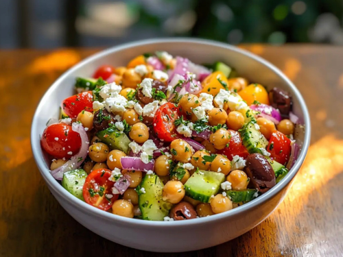 Mediterranean Chickpea Salad